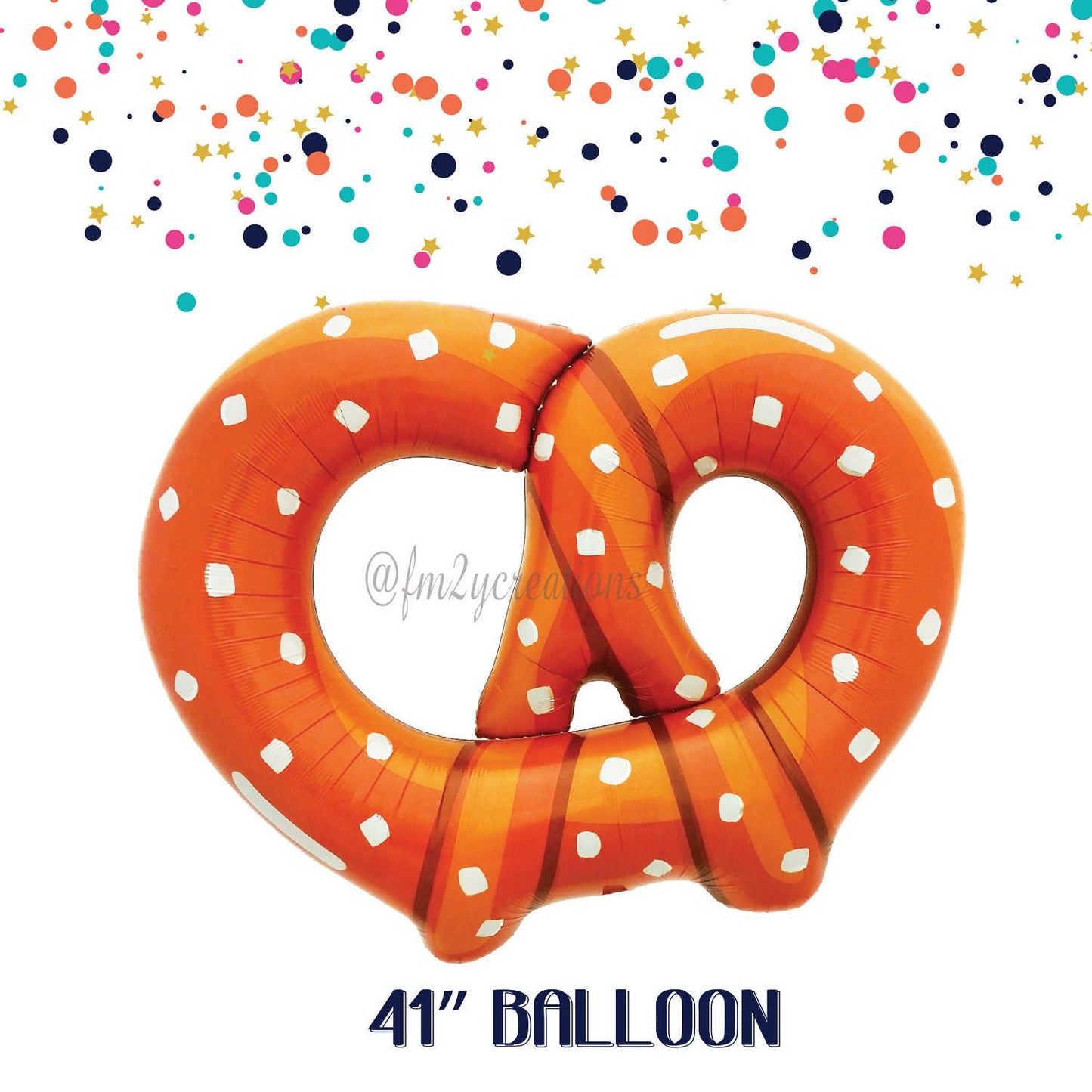 Food Pretzel Balloon