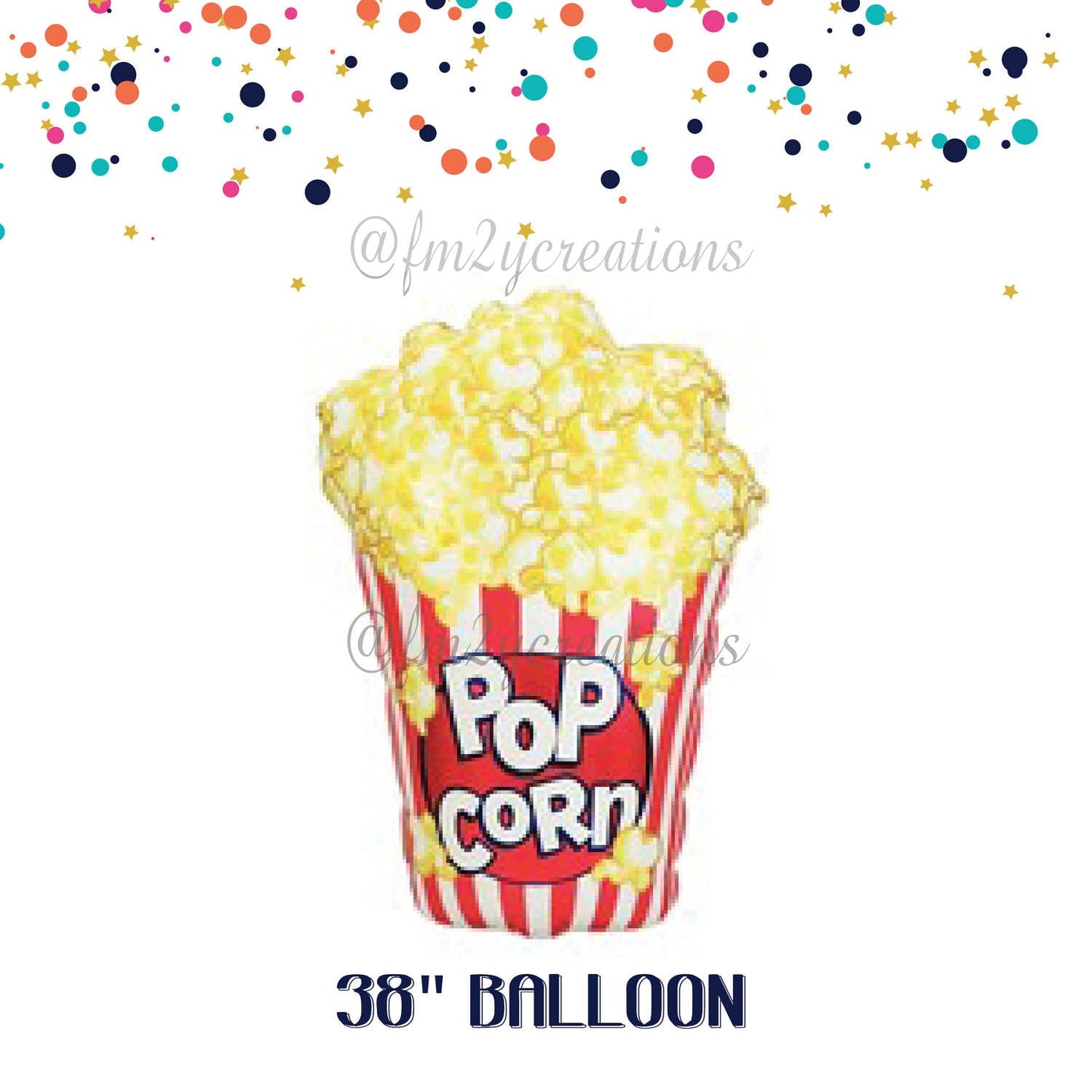 Food Popcorn Balloon