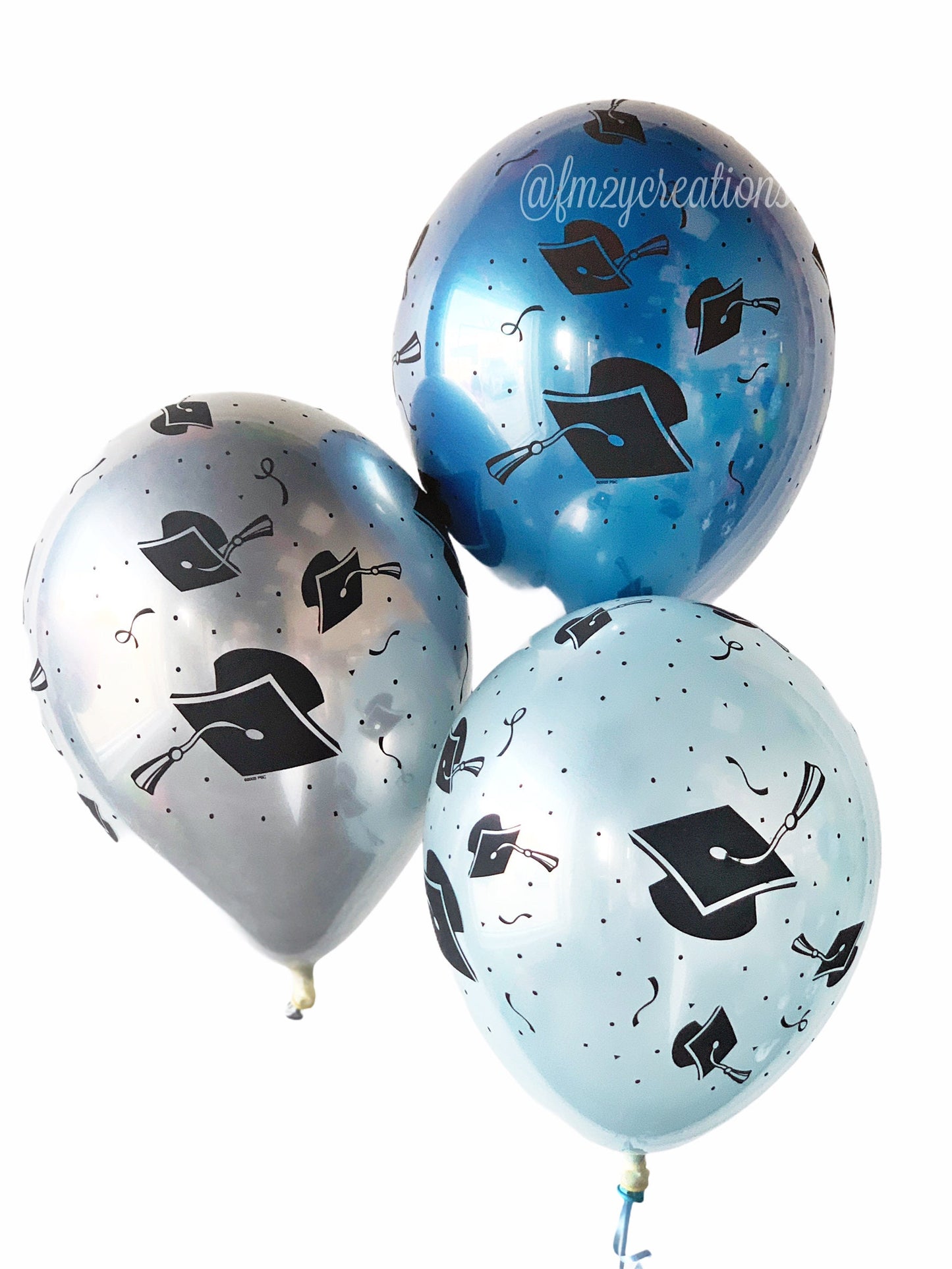 GRADUATION BALLOONS | Graduation Party Decor | College Graduation Balloons | Grad Cap Balloon Bouquet | Grad Party Decor | High School Grad