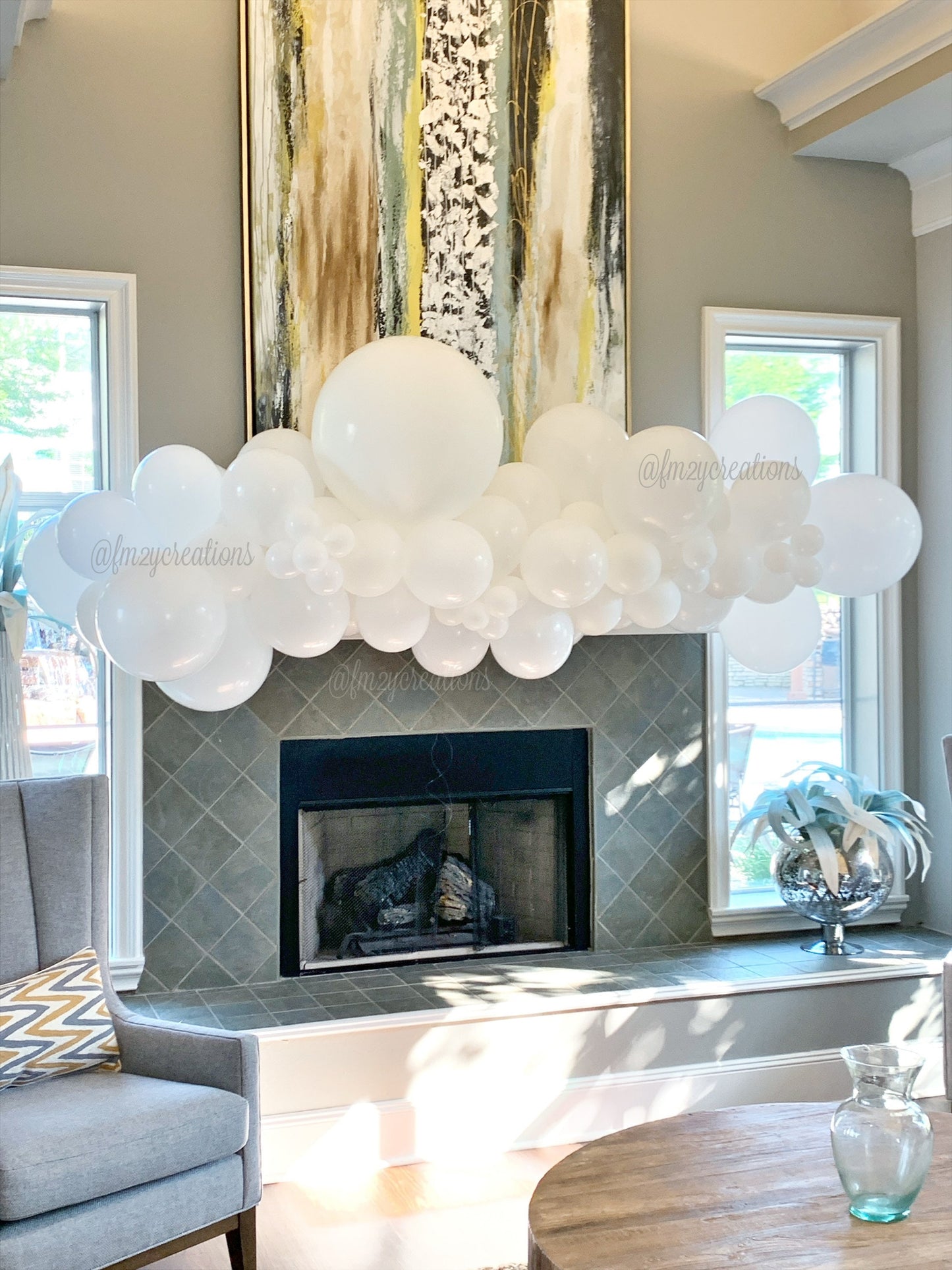 Pure Elegance White Balloon Garland Kit