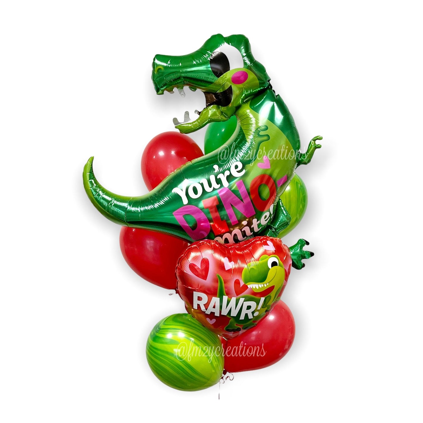 Valentine DINOSAUR Balloon