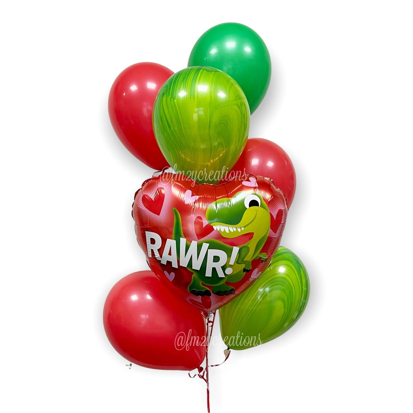 Valentine DINOSAUR Balloon