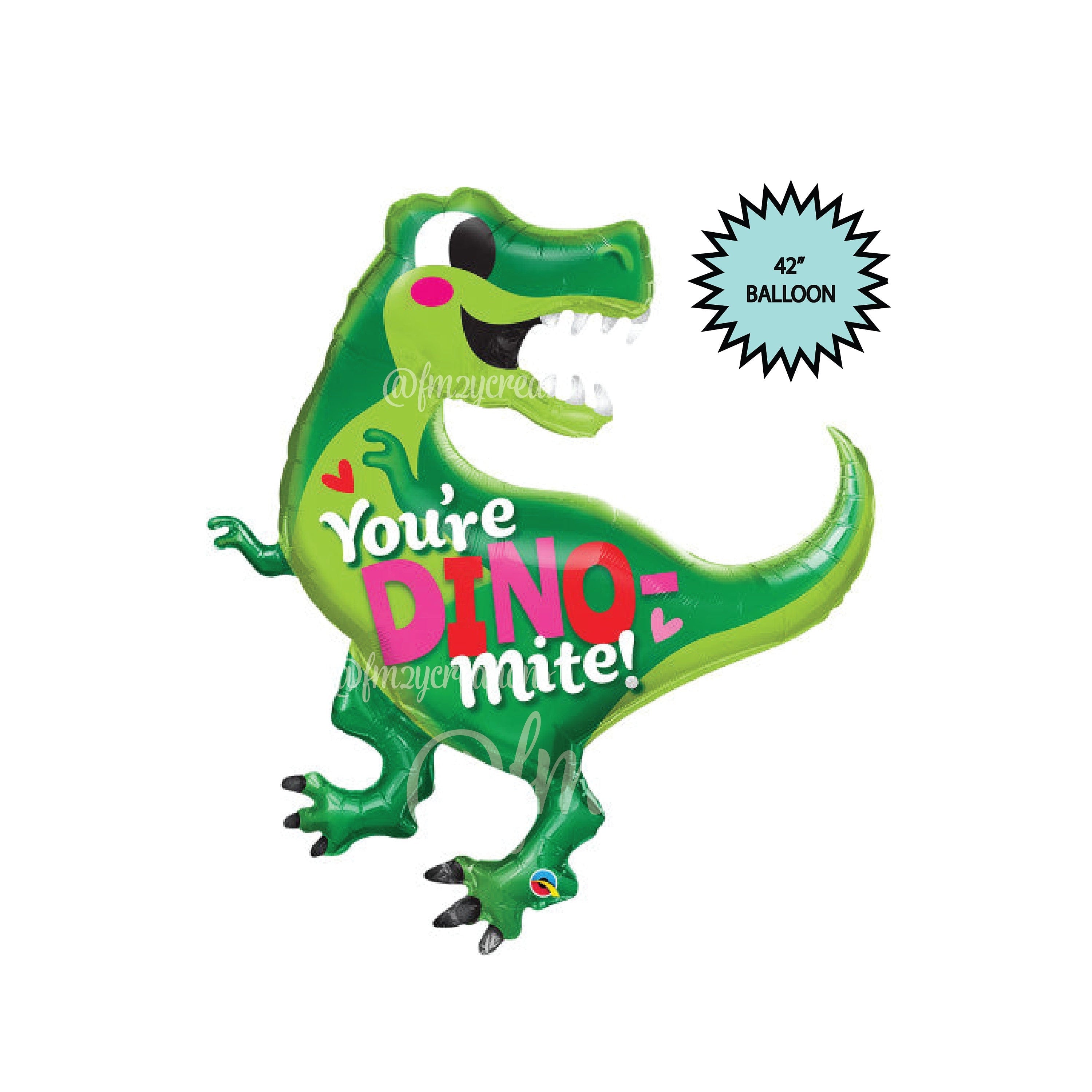 Valentine DINOSAUR Balloon – Joyful Party Co.