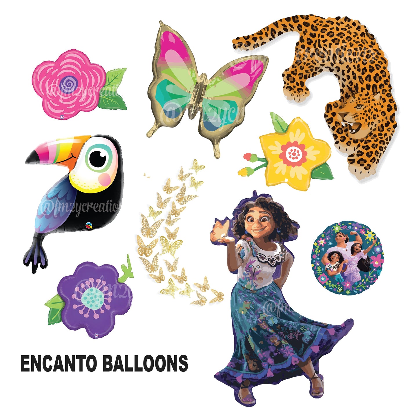 ENCANTO Birthday Party Balloons | Encanto Birthday | Encanto Balloons | Encanto PARTY Decor | Encanto Birthday Disney Birthday Decoration