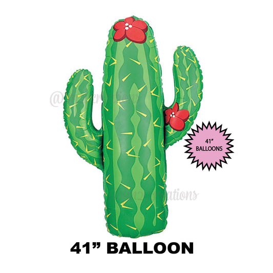 Cactus PARTY Balloon | Fiesta Party | Cactus Balloon | Fiesta Balloons | Mexican Fiesta Party Decor | Cinco de Mayo | Taco Bout A Party BF1