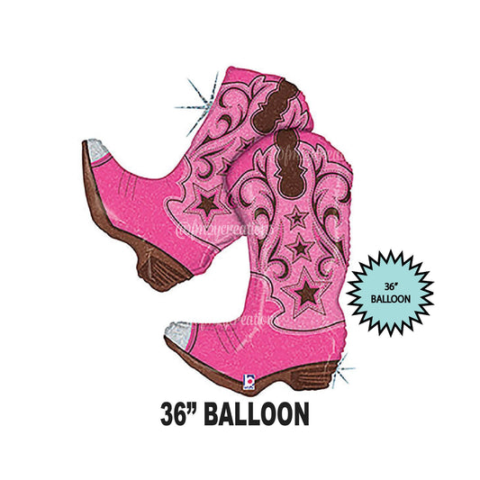 Boot Balloon - Pink