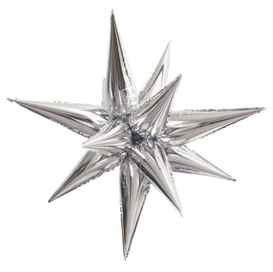 Starburst SILVER Balloon