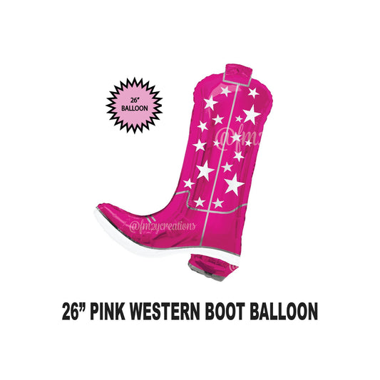 Boot Balloon - Pink